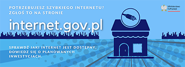 Nie masz szybkiego internetu? Zg�o� zapotrzebowanie na internet.gov.pl
